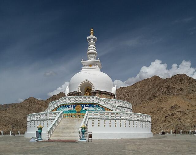 Shanti Stupa near Leh