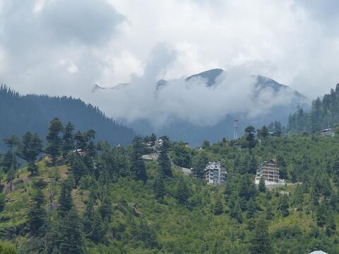 Manali and the surrounding hills